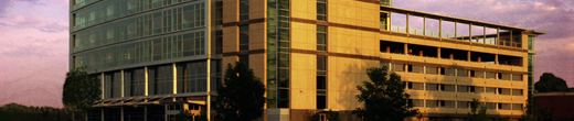 Regional Headquarters building during a purple sunset
