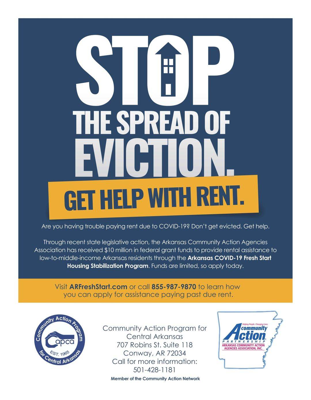 Community Action “Arkansas Fresh Start” Program to Offer COVID-19