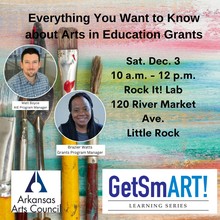 GetSmART! Learning Series: Everything You Want to Know about Arts in Education Grants